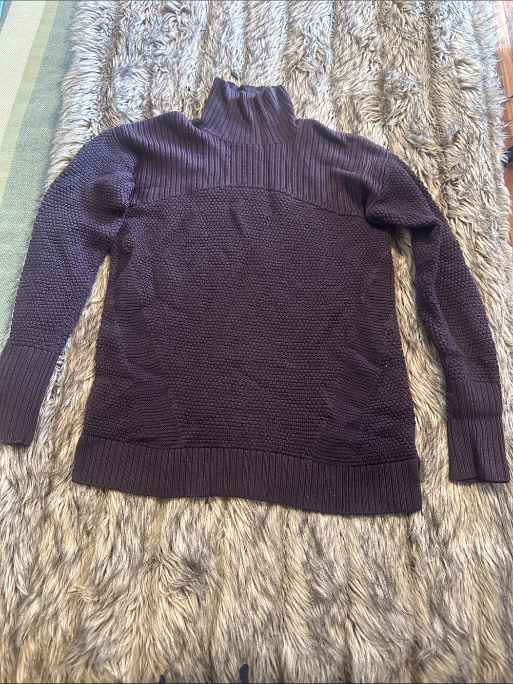 lululemon athletica Dark Purple Turtleneck Sweater